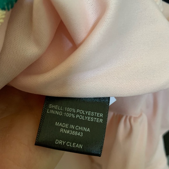 Sam Edelman Bouquet Floral Embroidered Strapless Sheath Dress - Picture 9 of 9